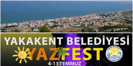 Yakakent’te Açık Hava Konserleri ve Yöresel Ürünler Festivali